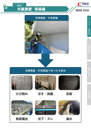 目視調査・打音調査 の解説図