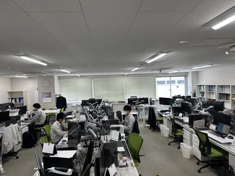 3階 技術部のオフィス